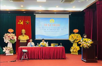 Công ty Thủy điện Bản Vẽ đã tổ chức Đại hội Công đoàn lần thứ III, nhiệm kỳ 2022 – 2027