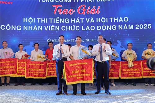 Công ty thủy điện Bản Vẽ gặt hái thành công rực rỡ tại Hội thi tiếng hát - Hội thao CNVCLĐ Tổng công ty Phát điện 1 năm 2025 